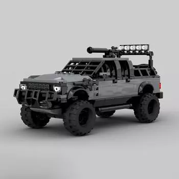 New F-150 Pickup Apocalypse Edition Speed Champion Classic Racing Children s Toy Christmas Gift Technology Building Blocks