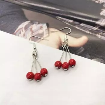New Fashion Bohemian Earrings, Feminine Versatile Red Turquoise Vintage Earrings Collection