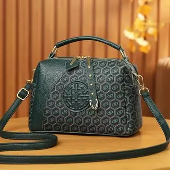 Новая модная повседневная сумка-тоут, женские сумки, мягкие кожаные сумки через плечо, винтажная большая вместимость, женская сумка через плечо