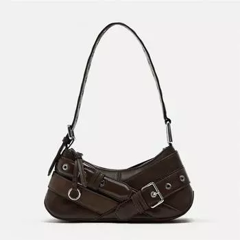 Новая модная дизайнерская сумка через плечо из искусственной кожи, модная мини-сумка, повседневная, подходящая всем, простая женская сумка под мышкой