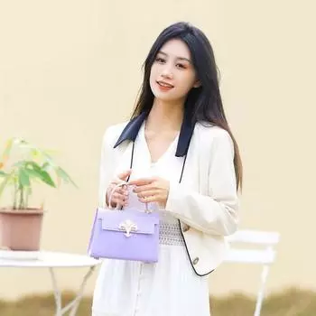 New Fashion Jelly Bags Women Shoulder Bags Niche Durable Dirt Easy Wash Versatile Crossbody Bags Handheld Bags Small Square Bags