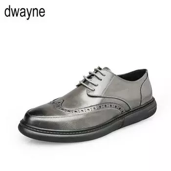 New Fashion Men Business Formal Dress Casual Flats Shoes Men Wedding Shoes Leather Oxfords round Toe Shoes jkm9 38 чёрный