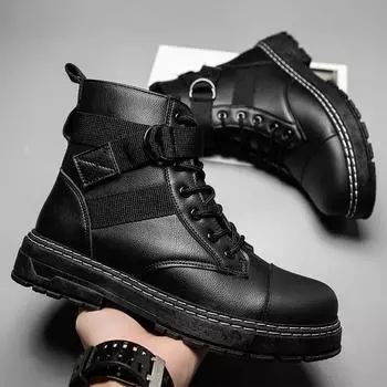 New Fashion Men s Winter Shoes Warm 2024 Comfortable Ankle Boot Men Snow Boots Casual Mens Shoes Non-Slip Male Footwear 39