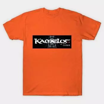 Новая Мода Мужская Футболка Kamelot 12 Принт Короткий Рукав Топы Футболки Повседневная S оранжевый