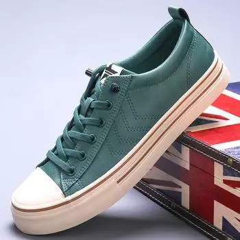 New Fashion Mens Casual Shoes Youth Teenage Leather Footwear for Men Lace-up Male Casual Sneakers Versatile Male Vulcanize Shoes 38