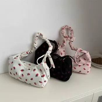 New Fashion Niche Popular Crescent Bag Underarm Bag Trendy Women s Simple Texture This Year s Popular Shoulder Bag