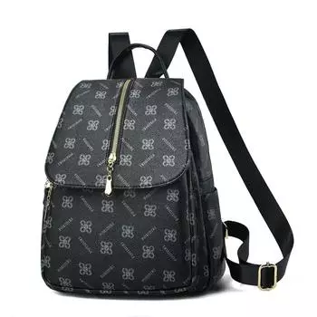 New Fashion Retro Printed Backpack for Women Fashion Large Capacity Travel Backpack Dual-purpose School Bag .