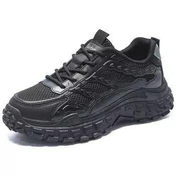 New Fashion Shoes Breathable Casual Fashion Sports Men s Sports Shoes 40 чёрный