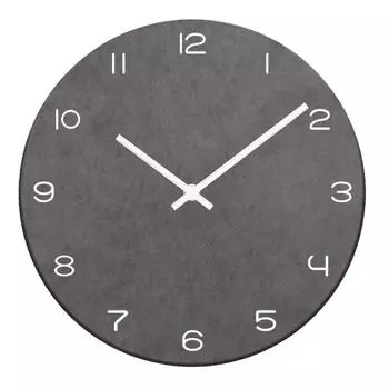 New Fashion Simple Wooden Clock Creative Living Room Wooden Wall Clock Silent Wall Clock Foreign Trade Clock Wall Watch 12 inch
