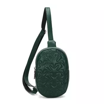 New Fashion Small Square Bag Women Pentagram Chest Bags Sports Outdoor Crossbody Bags Leisure Versatile Niche Mobile Phone Bags