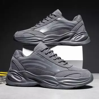 New Fashion Torre Shoes Men s New Men s Shoes Fashionable Casual Sneaker All-match Thick-soled Sneaker Men s Running Shoes Tenis 39 чёрный