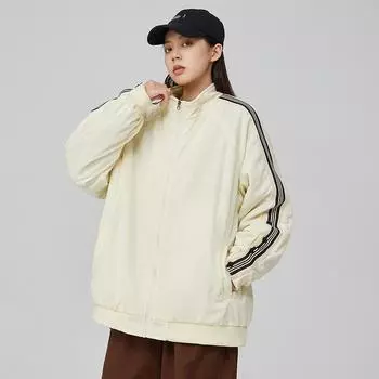 New Fashion Trendy Jacket Men s Breasted Coat Jacket Teen Stand-up Collar M абрикосовый