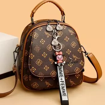 New Fashionable Backpack Women s Bag Fresh Sweet Student School High-capacity Light Bag Backpack Restore Ancient Ways Convenient