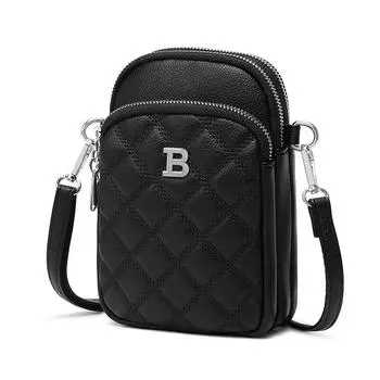 Новая модная сумка для мобильного телефона с несколькими отделениями и карманами в виде ромба, повседневная легкая сумка через плечо