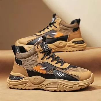 New Fashionable Men s Shoes Lightweight and Comfortable Youth Sports Shoes High Lift Thick Bottom Running Casual Shoes sneakers 39