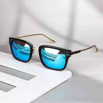 New Fashionable Square Sunglasses for Women and Men Classic Retro Polarized Sunglasses UV400