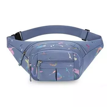 New Fashionable Waist Bag with Multiple Compartments for Women s Shoulder Bags чёрный