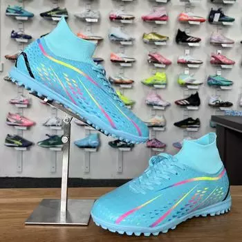 New football shoes adult children men and women long nails broken nails outdoor sports training sports football shoes 38
