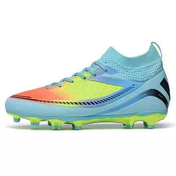 New football shoes boys and girls training shoes TF broken nails spikes adult student competition training sports shoes youth 32