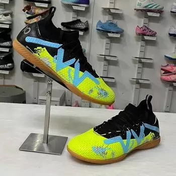 New football shoes flat-soled nails, youth men s shoes, competition training shoes, men s and women s sports shoes, large size 35 белый