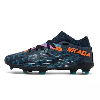 New football shoes men s and women s seamless fly-woven long broken nail training shoes, shoes 35