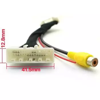New For Nissan Rear View Camera RCA Video Convert Cable Camera Connection Adapter 1x