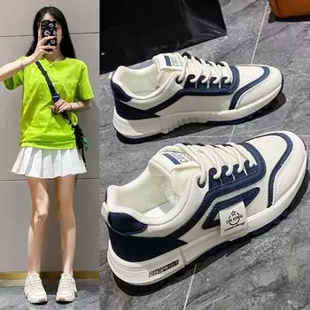 Новые женские кроссовки Forrest Gump, весенние студенческие спортивные кроссовки, универсальная повседневная обувь для женщин 35 синий