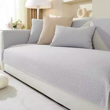 New Four Seasons Universal Sofa Cover Chenille Solid Color Living Room Sofa Cushion Non-Slip Sofa Cushion Armrest Backrest Cover 30x50cm pillowcase хаки