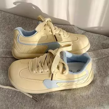 New Four Seasons Women s Shoes Fashion Splicing Classic Retro Student Leisure Breathable Sports Virtue Training Forrest Gump Xiaobai Board Shoes 35