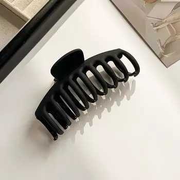 New Frosted Keel Shape Hair Clips Women Korean Simple Head Fixed Shark Clip Ponytail Fashion Hairpin Girls Hair Accessories