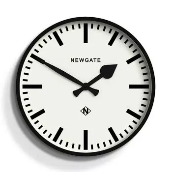 NEW GATE Newgate Wall Clock Number Three Railway NUMTHR390K BLACK [Used]
