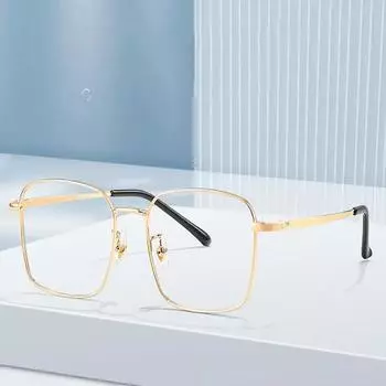 Новые очки для мужчин Anti Blue Light Fashion Decoration Glasses Women чёрный