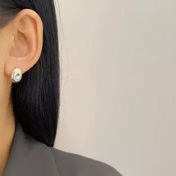 Новые золотые овальные серьги, модные изысканные геометрические серьги, женские украшения как