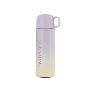New Gradient Thermos Cup Girls High Appearance Level Stainless Steel Student Male Portable Large Capacity Ins Cup with Lid 500ml