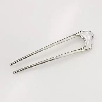 New Hairpin Hair Sticks Minimalist Big Pearl Trendy Punk Metal Hair Accessories Headwear Hairstyle for Women Jewelry H048