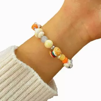 Новый браслет из бисера Hamburg, простой регулируемый браслет из яиц-пашот, изысканные женские украшения, подарок