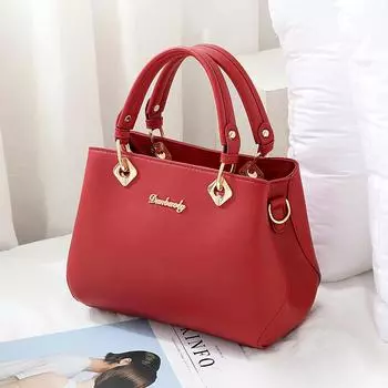 New Handbag Korean Version of All Crossbody Bag Middle-aged Female Bag Mother Bag Single Shoulder Female Bag .