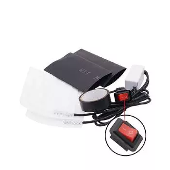 New Handlebar Electric Bike Hand Grip Handle Heated Non-woven Set 20V-100V E-bike