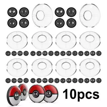 new Hard Shell Clear Protection Hard Case Transparent for Pok mon Go Plus + Crys