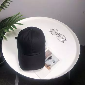 New Hat New Arrival Women s K-style Outdoor Baseball Cap Casual Sun-Proof Men s All-Matching Peaked Cap Trendy Hip Hop Hat B14306 Letter M Black Adjustable