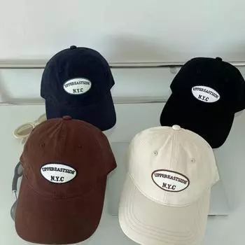 New hat spring and autumn boy casual simple baseball cap women spring and summer sunshade sun protection couple versatile baseball M56-58cm чёрный