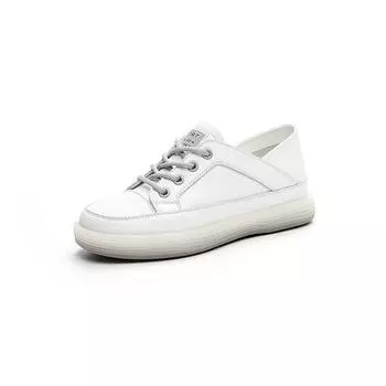 New Height-increasing Single Shoes for Women Round-toed Soft-soled Low-top Shoes Versatile Sneakers 35