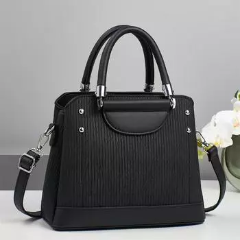New High Appearance Level Macaron Tote All-match Patchwork Stripe Shoulder Bag Large Capacity Trend Crossbody Bag .