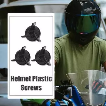 NEW High-end 3PCS Off-road Helmet Special Screw For Sun Visor Fixing Plastic Screw Universal Plastic Screw Off-road Helmet X5S3