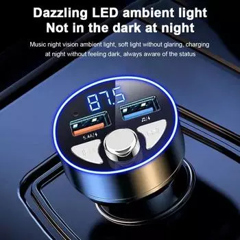 NEW High-end Car MP3 Player Car Bluetooth Receiver Car Charging Adapter Charger Phone Call Mobile Accessorie Navigation Car W4M5