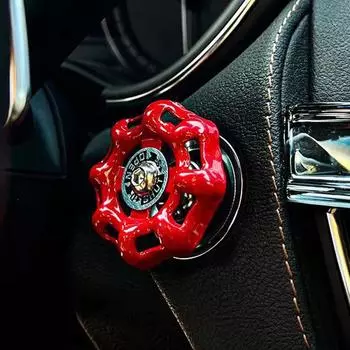NEW High-end Industrial Valve Switch Sticker For Central Control Knob Fun Car Center Valve Decoration Car Interior Shift Knob