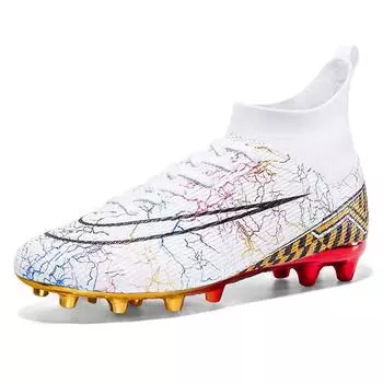 New high-end spike football shoes high-top men s and women s sports shoes student campus training shoes club 35