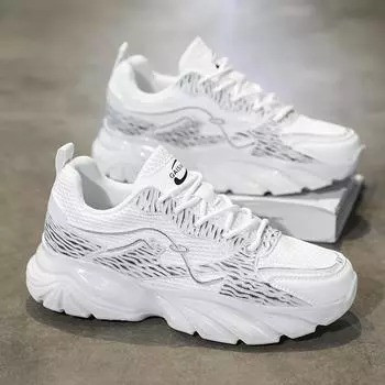 Новые дышащие туфли на высокой подошве Super Ins Platform Daddy Shoes, удобные мужские и женские спортивные повседневные туфли, мужская обувь 39