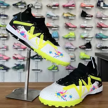 New high-top football shoes, boys and girls, teenagers, primary and secondary school students, artificial grass, long nails, broken nails trainin 35
