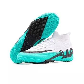 New high-top football shoes for children and adolescents football shoes for students long nails broken nails glue nails football shoes 35